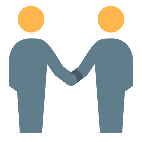 آیکن مذاکره کنندگان تجاری